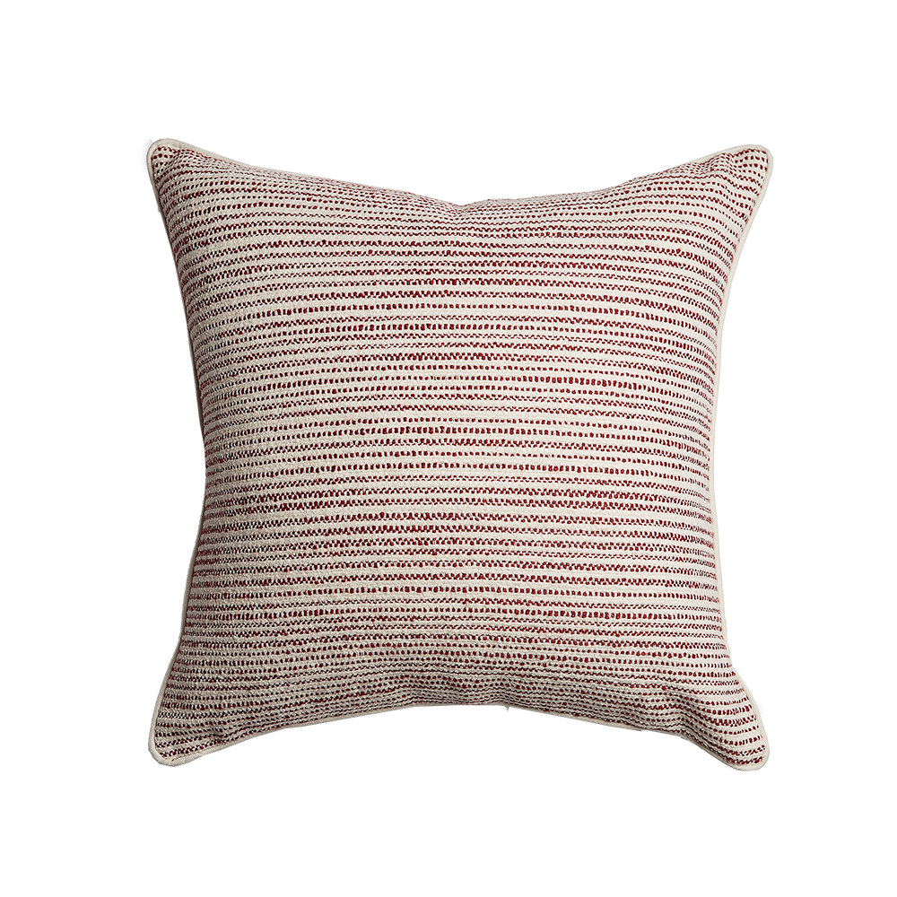 CUSHION ATLAS RED 55X55