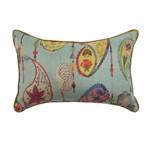 CUSHION BOHO CHIC BLUE 60X40
