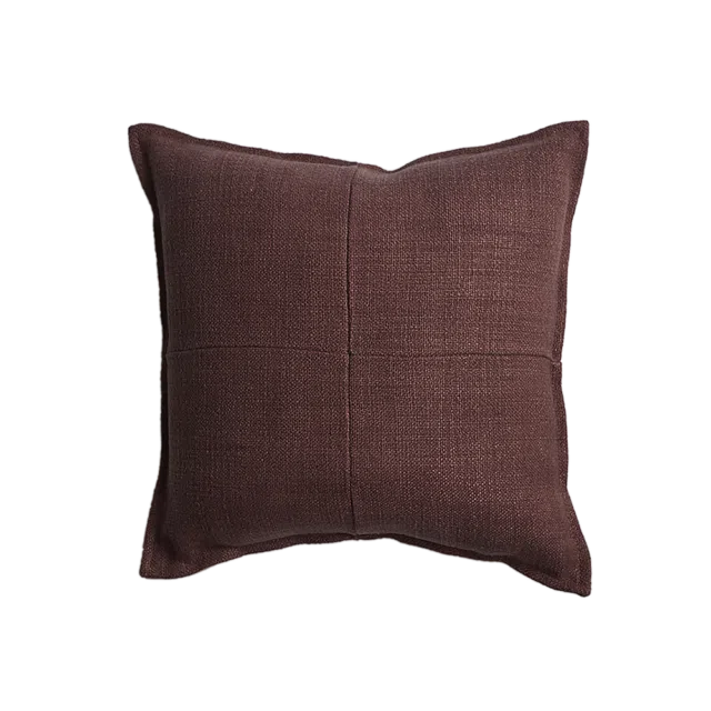 Cushion DEBUSSY - Plum, 43x43 cms