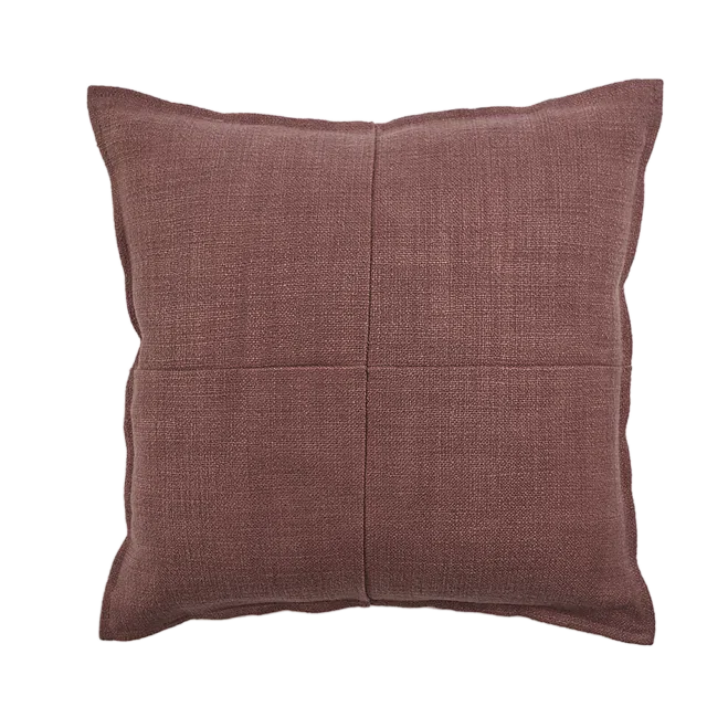 Cushion DEBUSSY - Plum, 55x55 cms