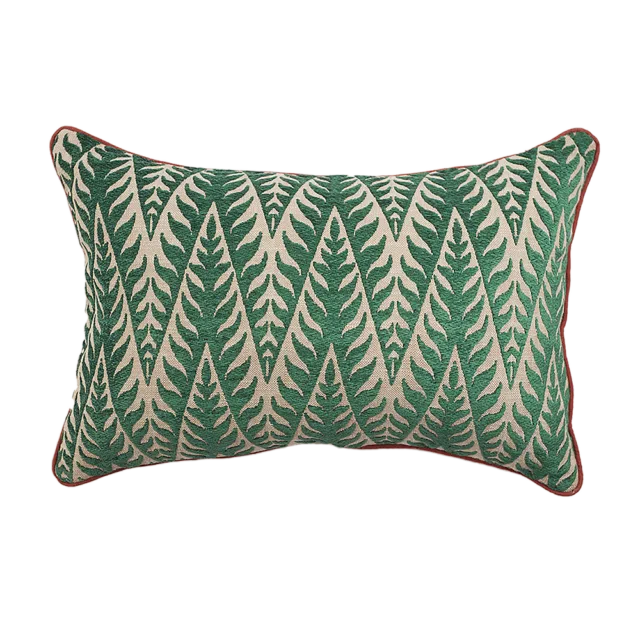 Cushion FORMOSA - Emerald, 60x40 cms