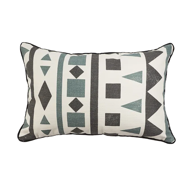 Cushion GISELLE - Aqua, 60x40 cms