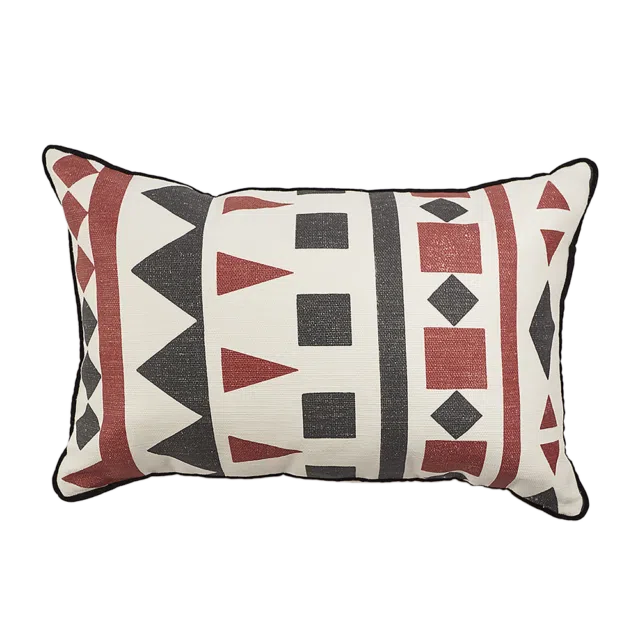 Cushion GISELLE - Burgundy, 60x40 cms