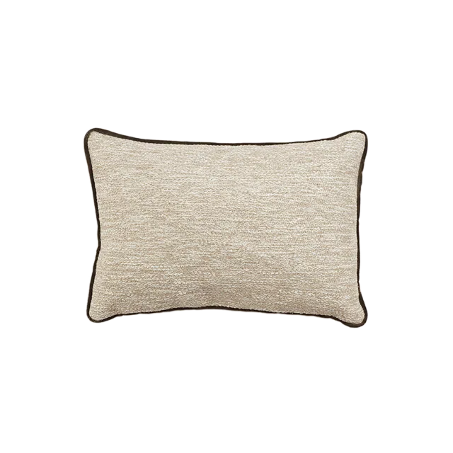 Cushion LINON - Flax, 45x30 cms