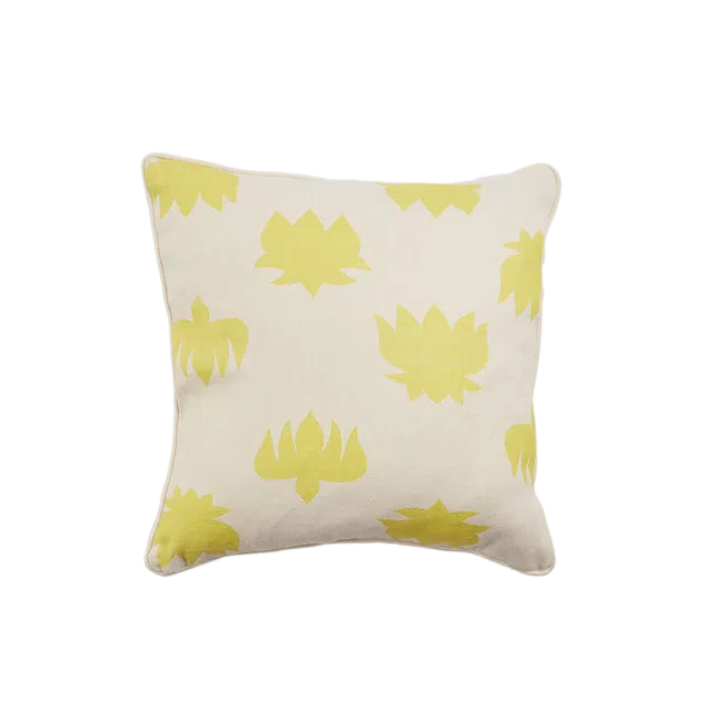 Cushion NELUMBO - Sunshine, 43x43 cms