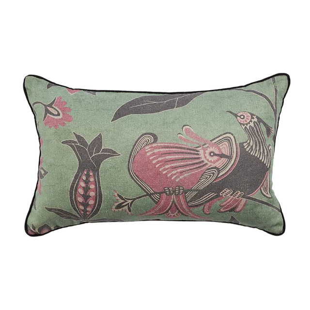 Cushion NIZHNI - Emerald, 60x40 cms