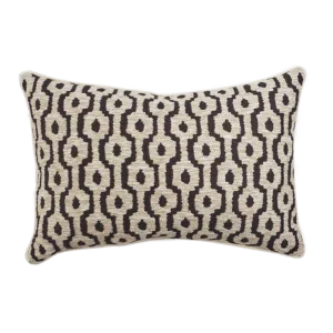 CUSHION TORCAL NOIR 60X40