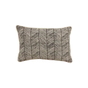 CUSHION ZIGGY BLACK 45X30