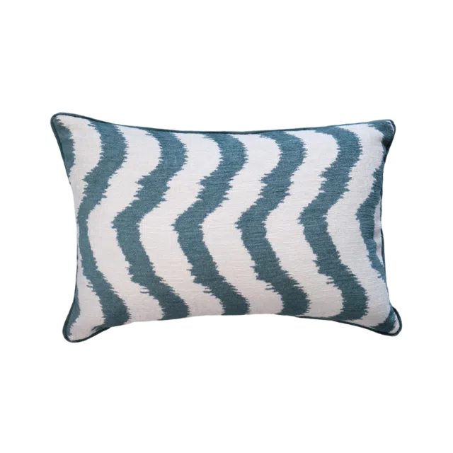 CUSHION BOSFORO - Teal, 60x40 cms