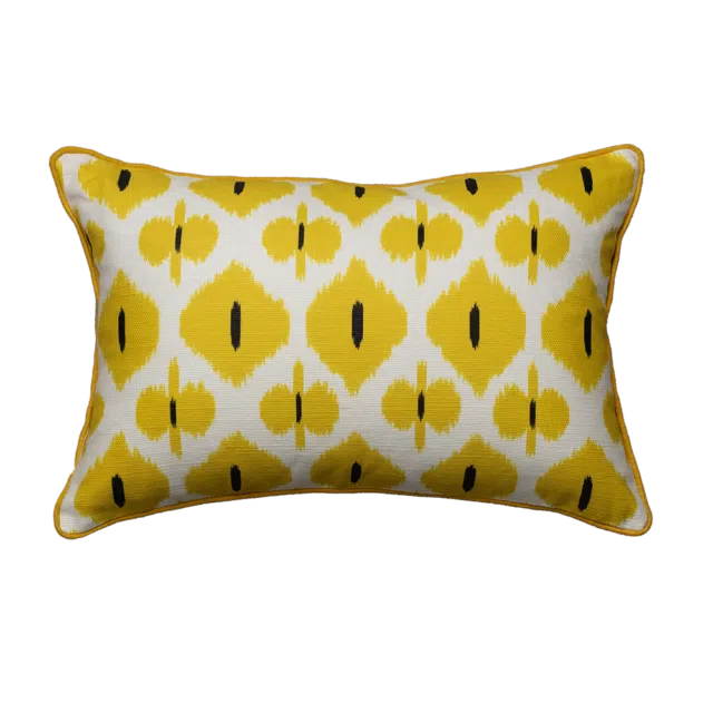 Cushion CASPIAN - Yellow, 60x40 cms