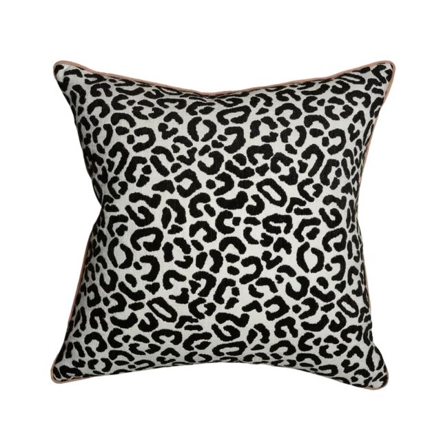 Cushion OCELOT - Black, 55x55 cms