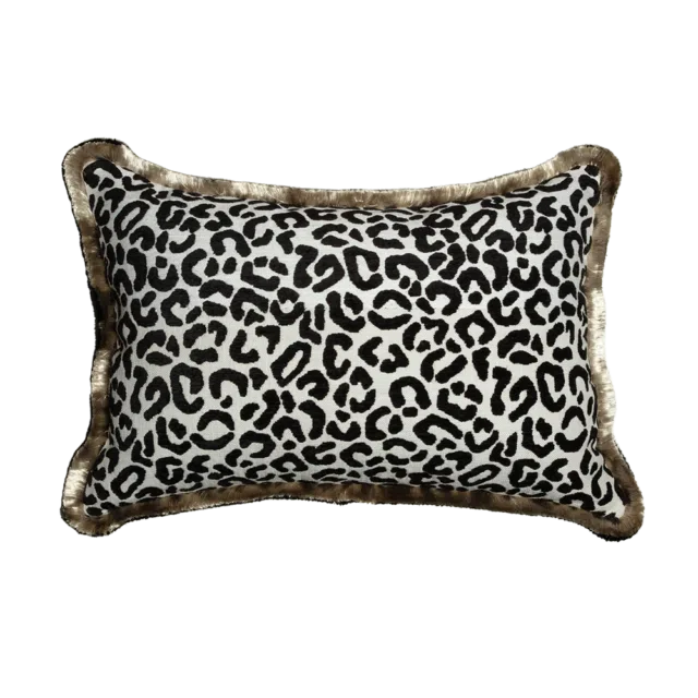 Cushion OCELOT - Black, 60x40 cms