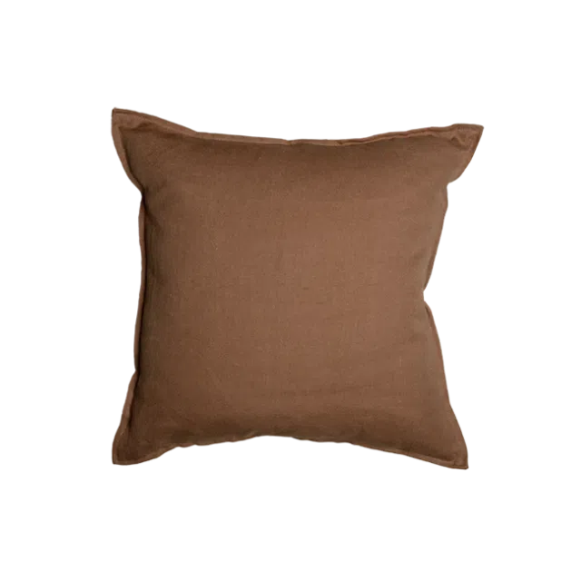Cushion TIELT - Bronze-Terracota, 43x43 cms