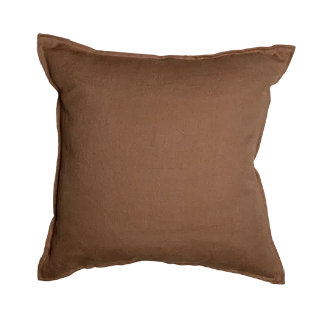 Cushion TIELT - Bronze-Terracota, 55x55 cms