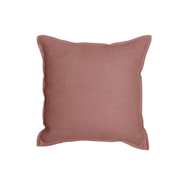 Cushion TIELT - Salmon-Wine, 43x43 cms