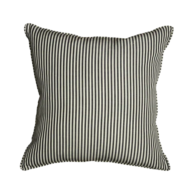 Cushion VOLGA - Noir, 55x55 cms